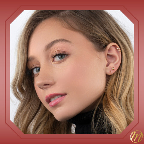 14k Yellow Gold Half Ball Earrings Fluted Flat Back Screwback 4mm 5mm 14k Yellow Gold Half Ball Earrings Fluted Flat Back Screwback 4mm 5mm