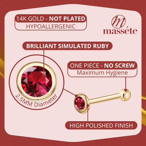 Description of the hypoallergenic properties of the gold nose stud Description of the hypoallergenic properties of the gold nose stud