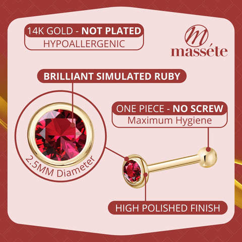Description of the hypoallergenic properties of the gold nose stud Description of the hypoallergenic properties of the gold nose stud