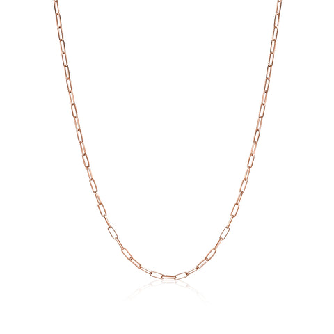 Paperclip Chain Sterling Silver for Women and Girls Made in Italy Paperclip Chain Sterling Silver for Women and Girls Made in Italy