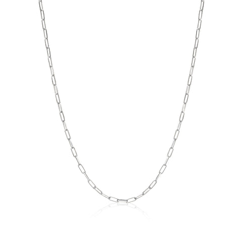 Paperclip Chain Sterling Silver for Women and Girls Made in Italy Paperclip Chain Sterling Silver for Women and Girls Made in Italy