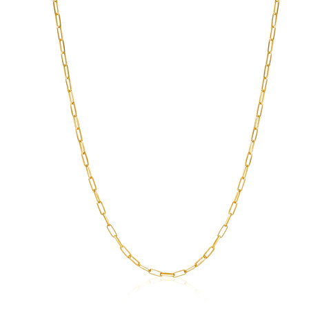 Paperclip Chain Sterling Silver for Women and Girls Made in Italy Paperclip Chain Sterling Silver for Women and Girls Made in Italy