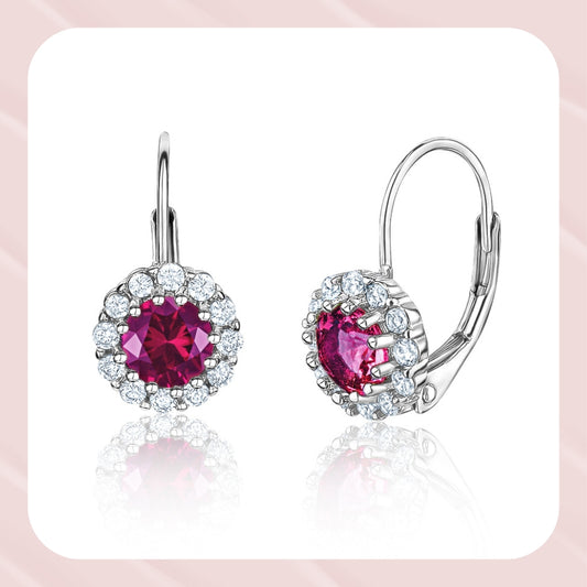 June birthstone earrings Alexandrite earrings 