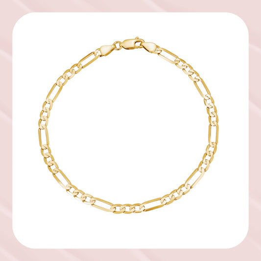 Gold Figaro Bracelets for Men Unlocking Elegance with Italian Craftsmanship