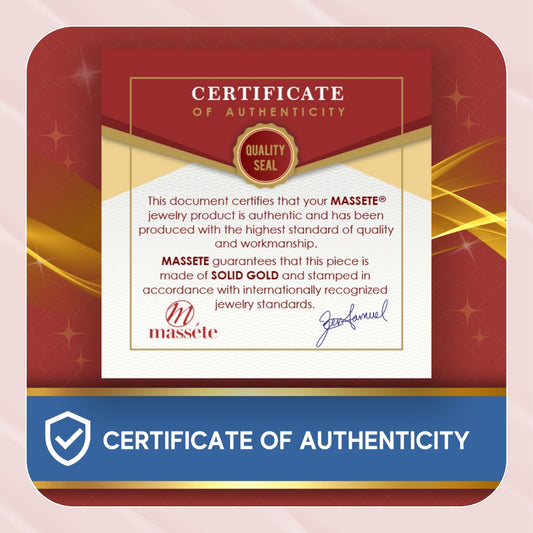 Certificate of Authenticity for Jewelry and Precious Metals