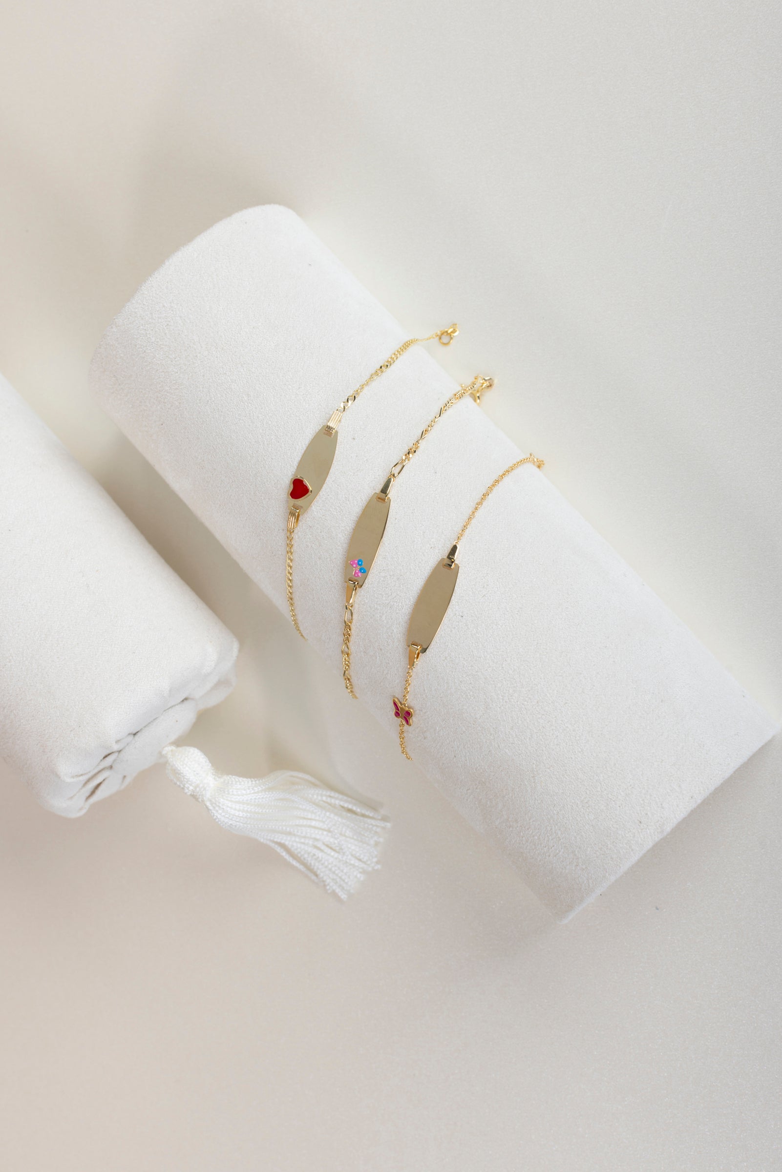 14k Gold ID Bracelets for Girls and Boys 