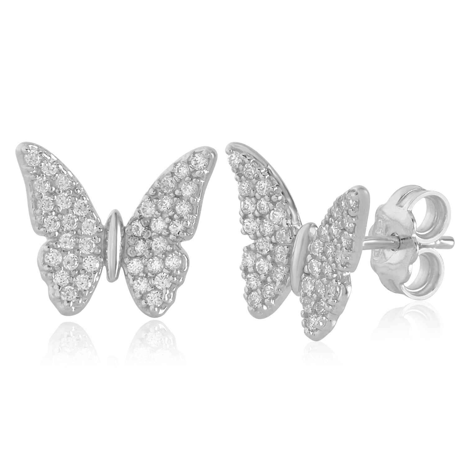 White Gold Earrings
