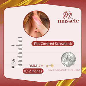 14k Yellow Gold - Pink Stone