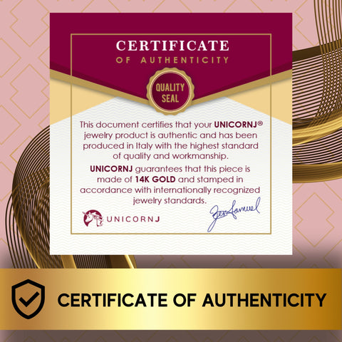 UNICORNJ 14k Yellow Gold Girls ID Bracelet Engravable with Pink and Blue Enamel Butterfly on ID Plate for Girls Kids Toddler Baby Figaro Chain 3+1 Links Made in Italy 5.5"