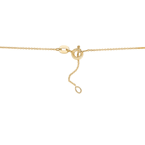 14k Solid Yellow Gold Cable Link Chain Made in Germany Width 0.9mm Length 16"