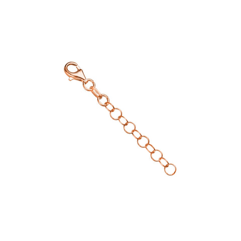 Chain Extender for Necklace Sterling Silver Rolo Italy