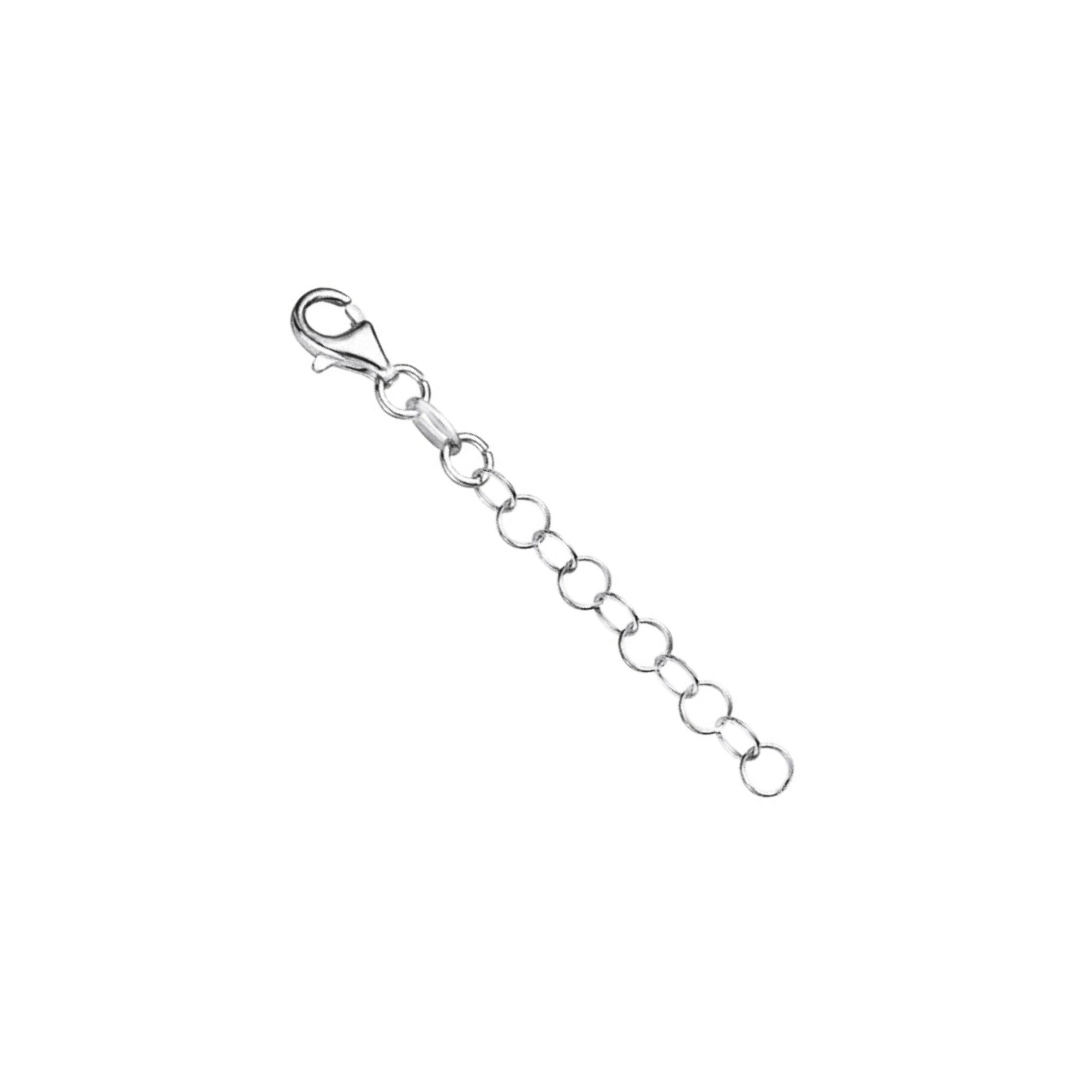 Chain Extender for Necklace Sterling Silver Rolo Italy