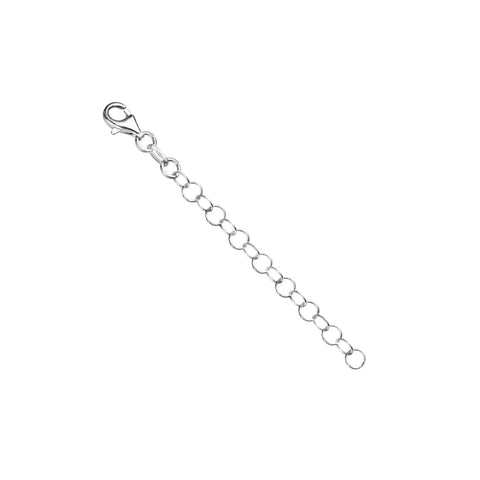 Chain Extender for Necklace Sterling Silver Rolo Italy