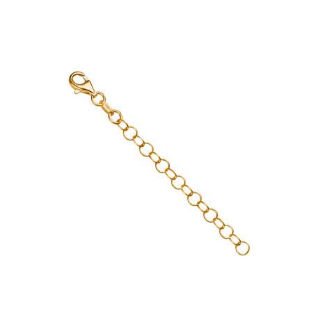 Chain Extender for Necklace Sterling Silver Rolo Italy