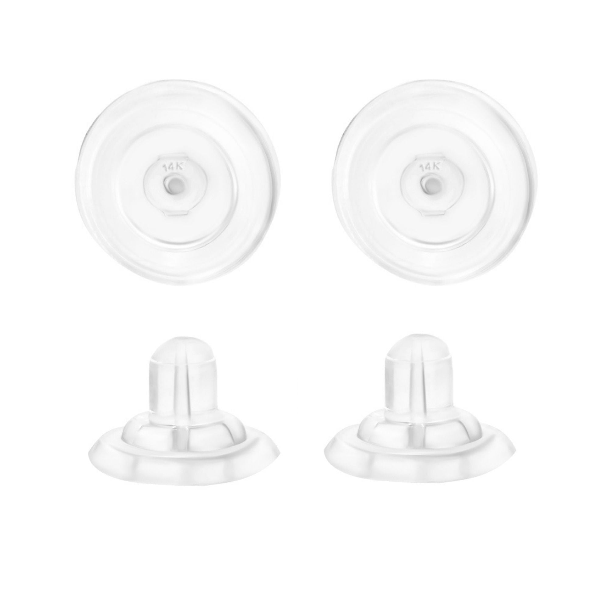 Universal EZback Earring Backs Soft Clear Silicone – Massete