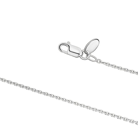 Sterling Silver Rose Gold Yellow Gold Plated Cable Chain Italy 22"