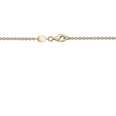 14K Yellow Gold Very Large Polished Shiny Modern Asymmetrical Heart on Long Strong  Rolo Chain 32"